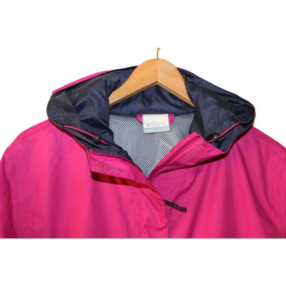 COLUMBIA Arcadia II Waterproof (Omni-Tech™) Rain Jacket  in Wild Fuchsia (L/XL) - Picture 3 of 12